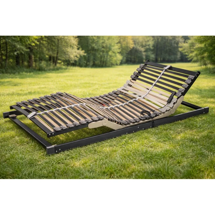 elek. Lattenrost 90x200 Flachmotorrahmen 130kg belastbar #3341 – Bild 4