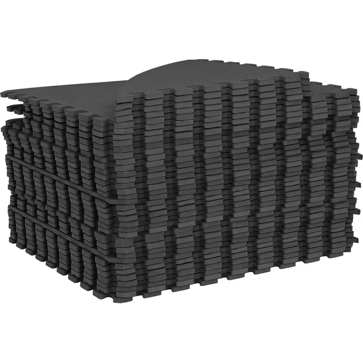 vidaXL Pool Bodenschutzmatte 36 stk. Ø 350 cm Rund EVA-Schaum Schwarz 42042639 – Bild 7