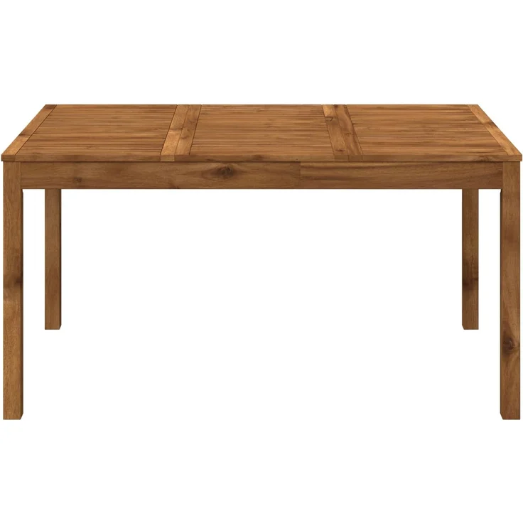 vidaXL Gartentisch LAREN Natur 147 x 88,5 x 75 cm Massivholz Akazie 901252 – Bild 3