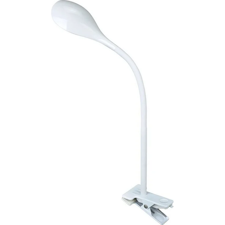 MeLiTec Tischleuchte LED Klemmleuchte Schreibtischlampe mit Klemmfuß flexibel warmweiß T114, LED fest integriert, 3000K Warmweiß – Bild 2