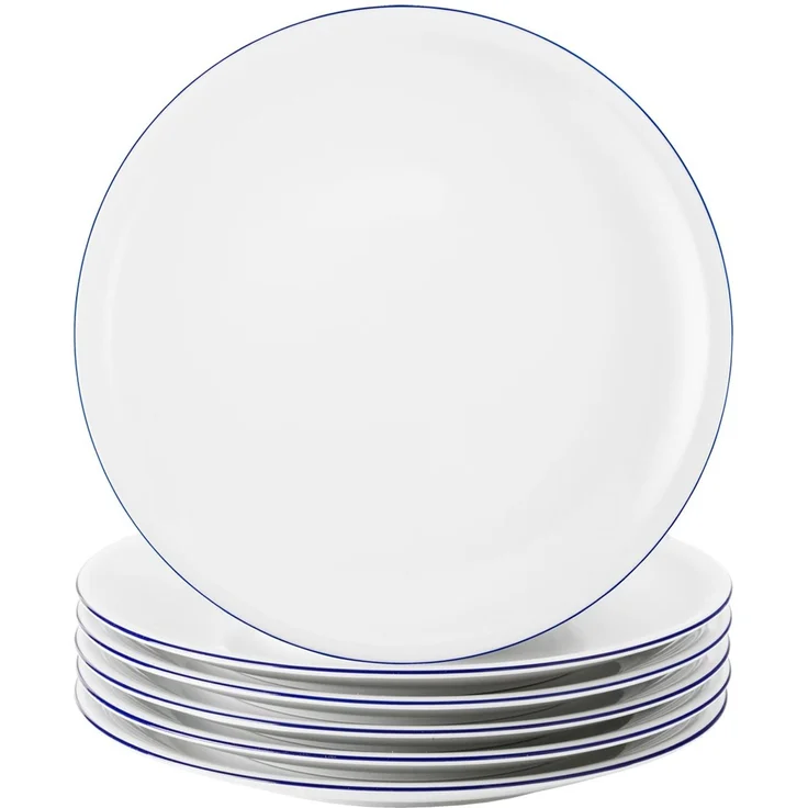 Seltmann Weiden Compact Blaurand Frühstücksteller ø 19,3 cm 6er Set – Bild 1