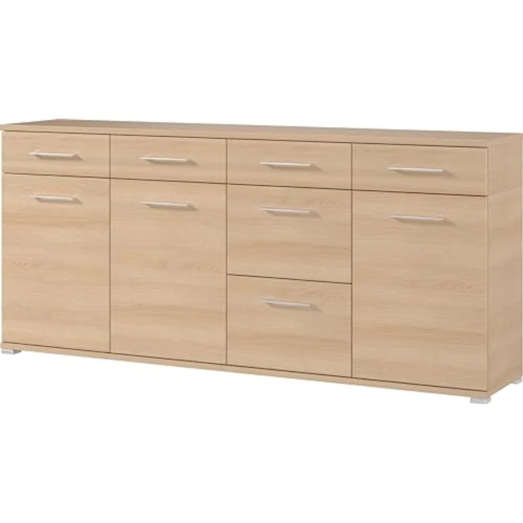 Germania Sideboard 3779-653 GW-Predore, in Lindberg-Eiche, mit DREI Türen und sechs Schubkästen,192 x 87 x 40 cm (BxHxT) – Bild 1