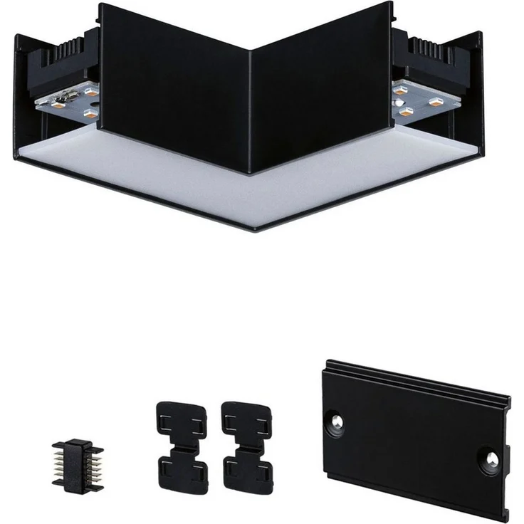 Paulmann Schienensystem-Leuchten Linion Lichtkanal 90 ° 2000lm/m 3000K, LED fest integriert, Warmweiß – Bild 2
