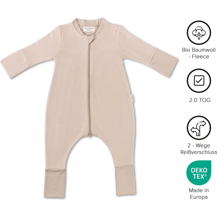 Hofbrucker Baby Schlafsack mit Füßen MILO – Bild 2