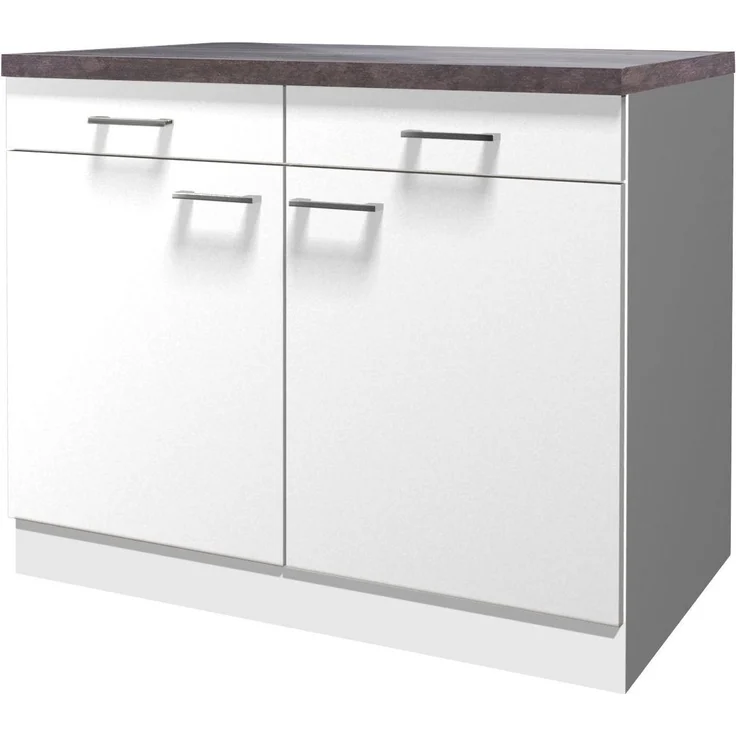 Flex-Well Unterschrank Lucca (B x H x T) 100 x 85 x 60 cm, für viel Stauraum – Bild 4