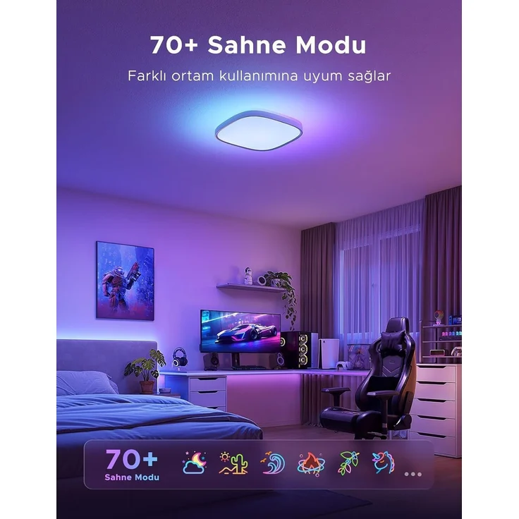 Govee Square Smart Ceiling Light 12inch – Bild 9