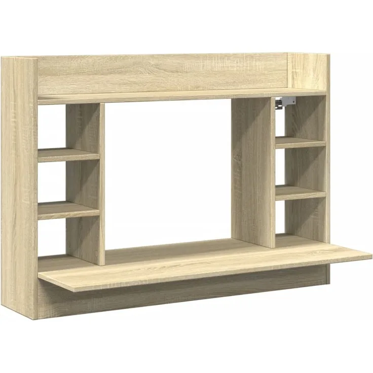 vidaXL Wand-Schreibtisch Sonoma Eiche 105x48x75 cm Holzwerkstoff 847970