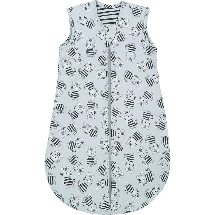 Odenwälder Sommerschlafsack Jersey TOP 110, wild tiger grey, inkl. Stoffwindel