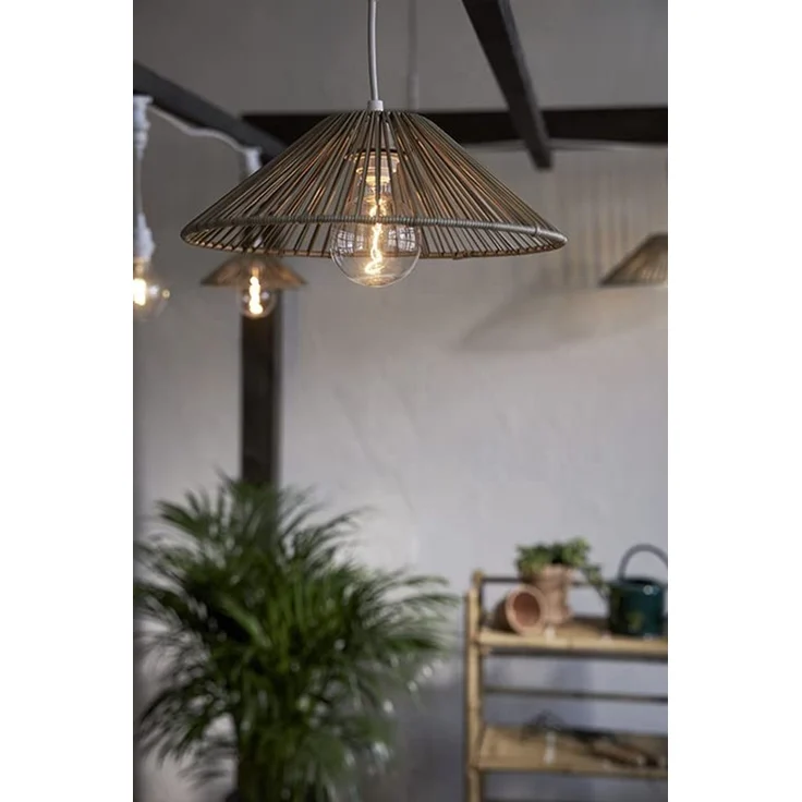 LED Outdoor-Leuchtmittel E27, G95, 1W, 55lm, rund, klar, warmweiß – Bild 4