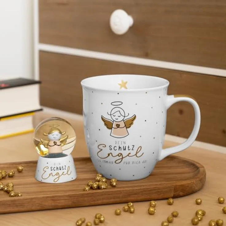 Tasse Tee- Kaffeetasse Kaffeebecher 40cl Geschenk Sheepworld Grande ENGEL 74412 – Bild 5