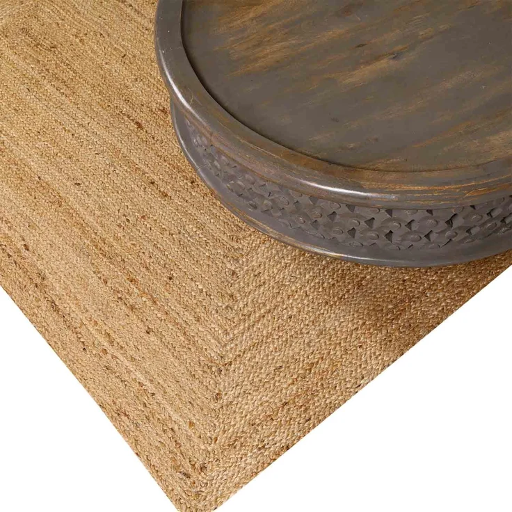 Jute Teppich Esha Natur 90x150 cm – Bild 4