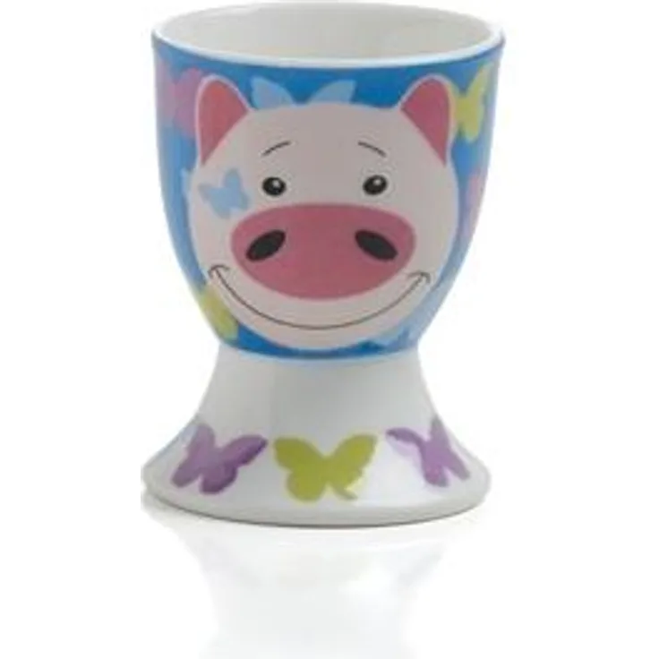 Eierbecher SCHWEIN, Maxwell & Williams, Tickle Critters, Porzellan, Weiß