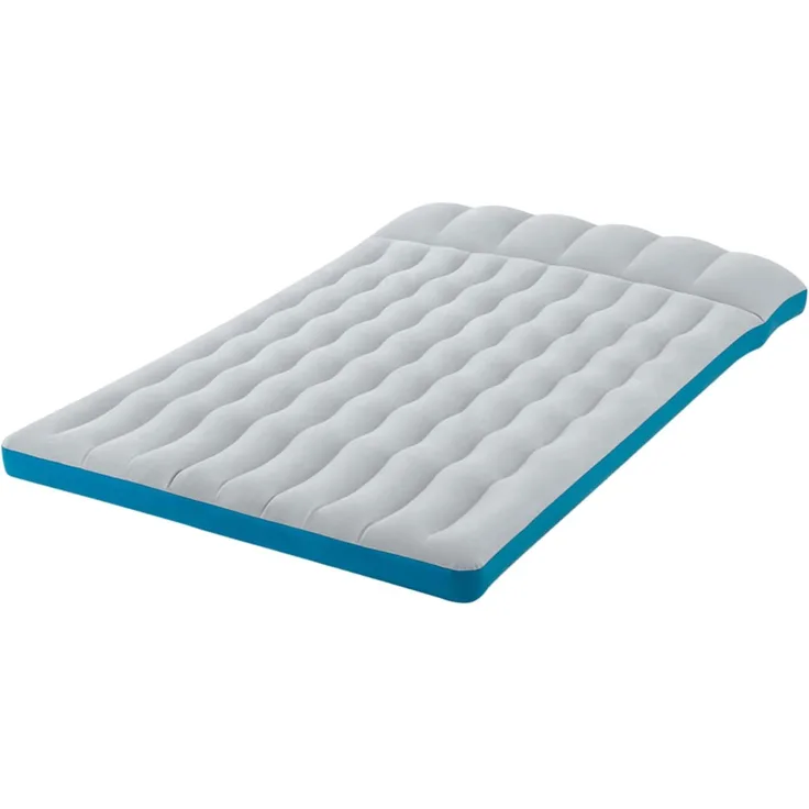 Intex Camping-Matratze, PVC hellgrau / blau, 127x193 cm