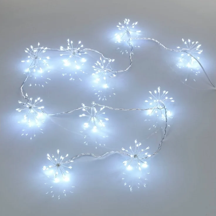 Northpoint LED-Lichterkette LED Lichterkette 200 LED Weihnachten Sparkling Leuchtball 180cm lang – Bild 5