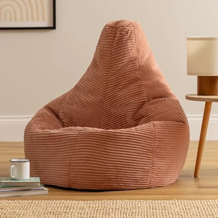 icon Sitzsack Sessel mit Rückenlehne aus Cord „Dalton“, Sitzsack XXL, Gaming Sitzsack, Made in Germany, Erwachsene & Kinder – Bild 5
