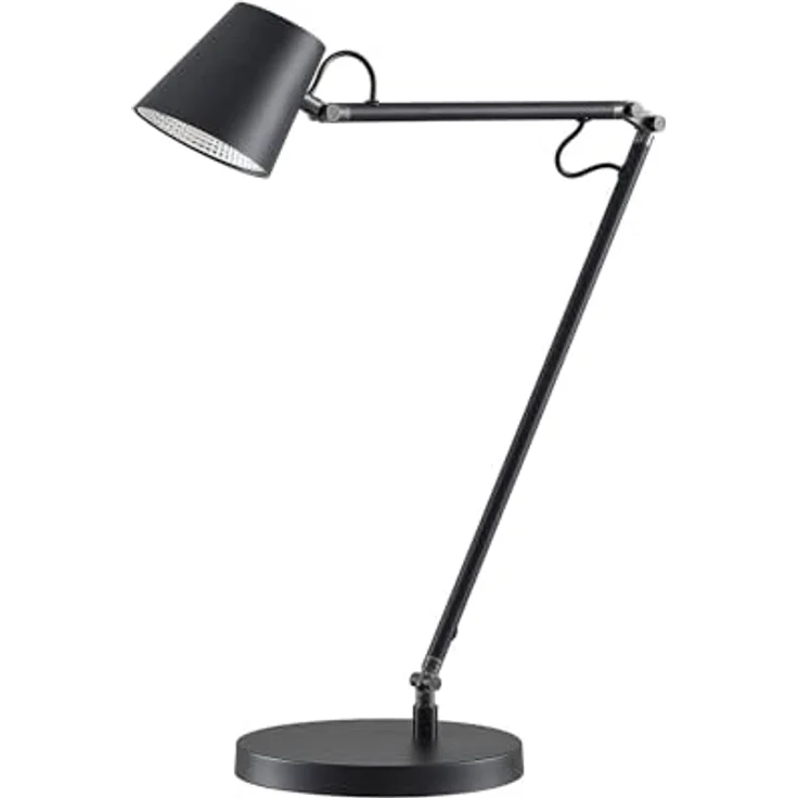 Lucande LED-Schreibtischlampe Tarris, dimmbar, Höhe 46 cm, schwarz – Bild 1