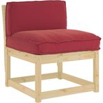 vidaXL Kissen Weinrot 70 x 40 x 12 cm Oxford-Stoff 42001524