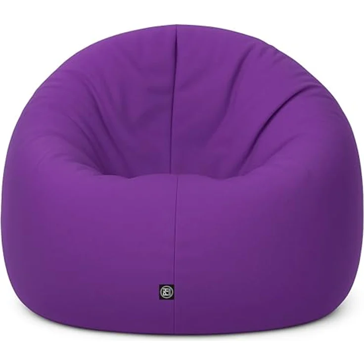 PATCH HOME 2-in-1 Sitzsack Sessel - Gaming Bean Bag mit Reißverschluss - Bereits befüllt, Ergonomisch & Robust für Kinder & Erwachsene - Indoor & Outdoor, Wetterfest (Lila, 155cm) – Bild 7