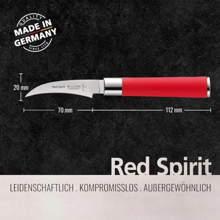 Tourniermesser 7 cm "Red Spirit" – Bild 3