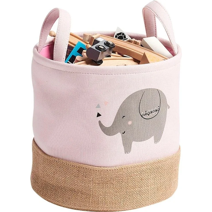 Zeller Present Aufbewahrungskorb Elefant (Set, 2 St), Niedliches Elefanten Tiermotiv – Bild 2