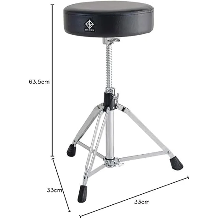 Dixon PSN-9 Round Throne, Kunstleder, schwarz – Bild 3