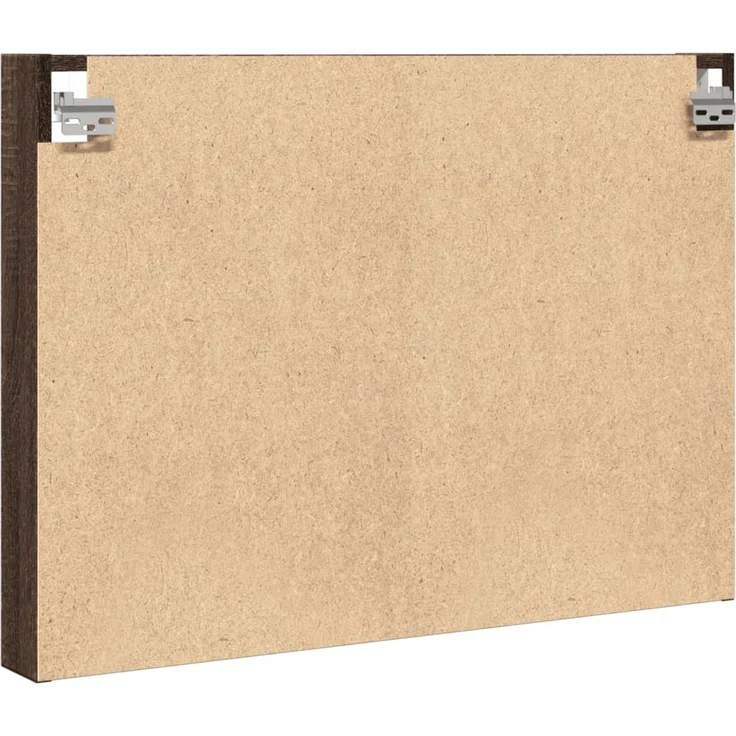 vidaXL Vitrinenschrank Braun Eichen-Optik 80x8,5x58 cm Holzwerkstoff 847960 – Bild 5