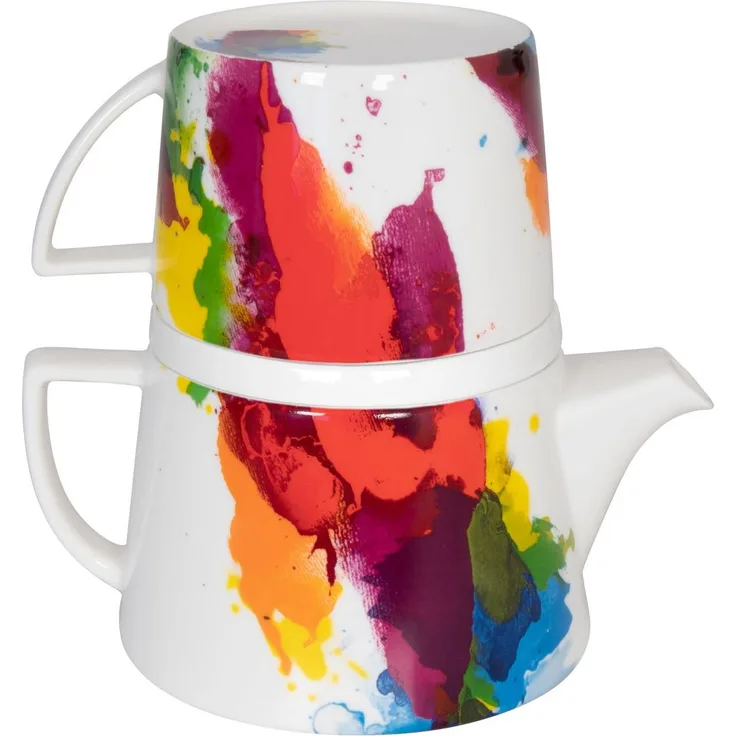 KÖNITZ TEA FOR ME On Colour - FLOW Teebereiter Set / Bone-China