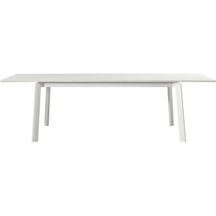 IDIMEX Gartentisch VERANO, Outdoor Tisch ausziehbar 180-260cm, Terrassen Tisch aus Alu weiß – Bild 1