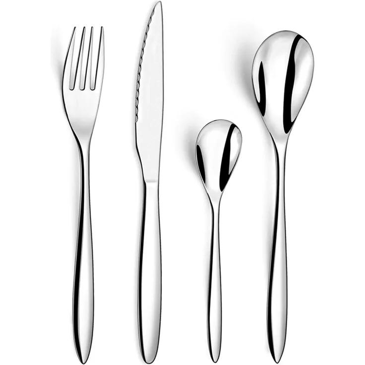 Besteckset Amefa Actual Metall Stahl Edelstahl 24 Stücke