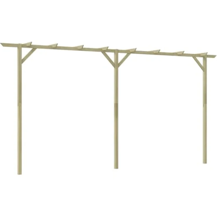vidaXL Gartenpergola 410x40x203 cm Holz 41664 – Bild 2