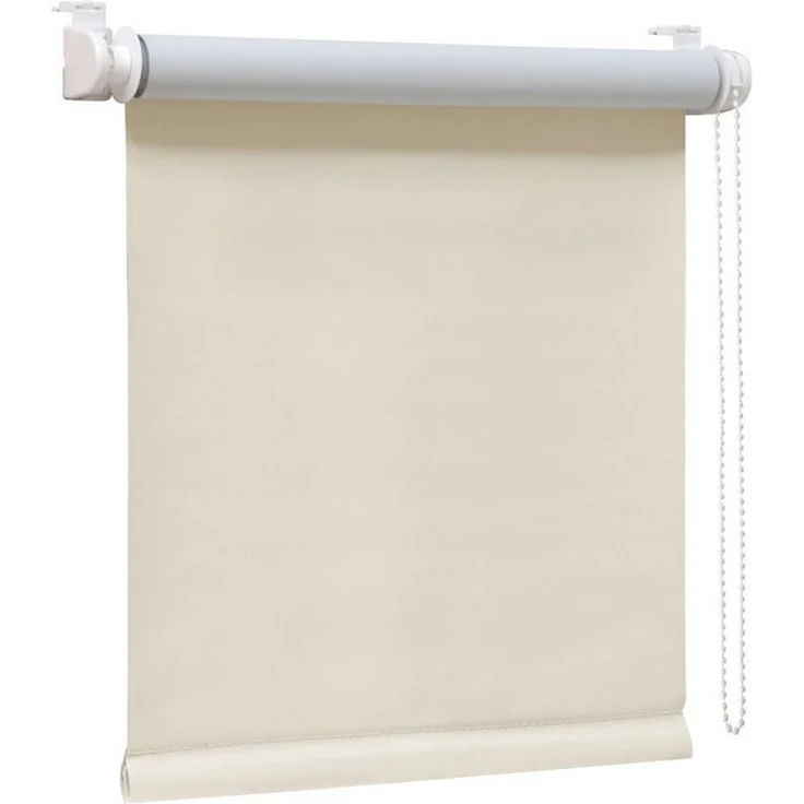 Verdunklungsrollo Klemmfix Tenebra Verdunkelungsrollo, 35x160 cm, cremeweiß, Victoria M, blickdicht, ohne Bohren, in Führungsschienen, Klemmfix, Verdunkelung, Mit Magnet. energiesparend – Bild 2