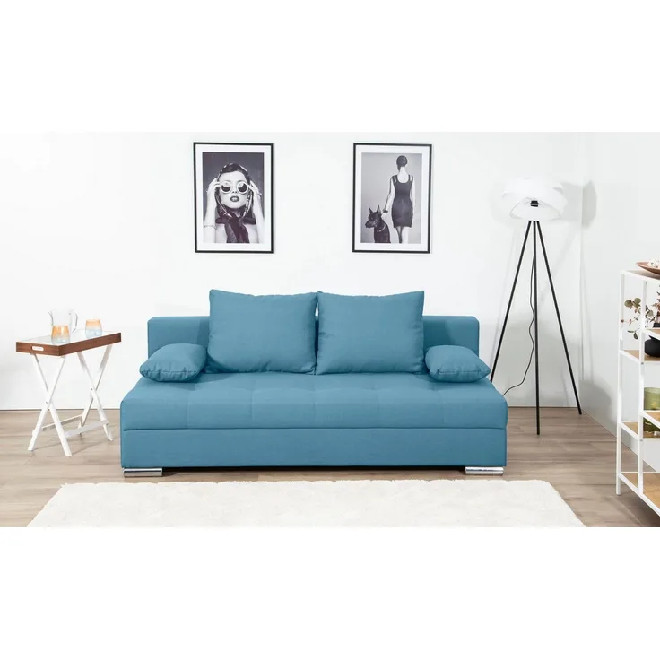COLLECTION AB Schlafsofa Tania, B: 194 cm, Liegel. 140x194 cm, komfortabler Sitzkomfort: Federkern-Polsterung, inklusive Rückenkissen