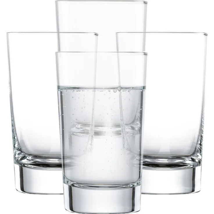 SCHOTT ZWIESEL Allround Becher Bar Special 4er Set, Longdrinkgläser aus Tritan Kristallglas, spülmaschinenfestes Trinkglas für Cocktails und Softdrinks, 123636