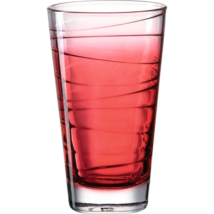 Leonardo 'Vario Struttura' Trinkglas, Kalk-Natron Glas, 280 ml, 6x Trinkglas, Mehrfarbig – Bild 5