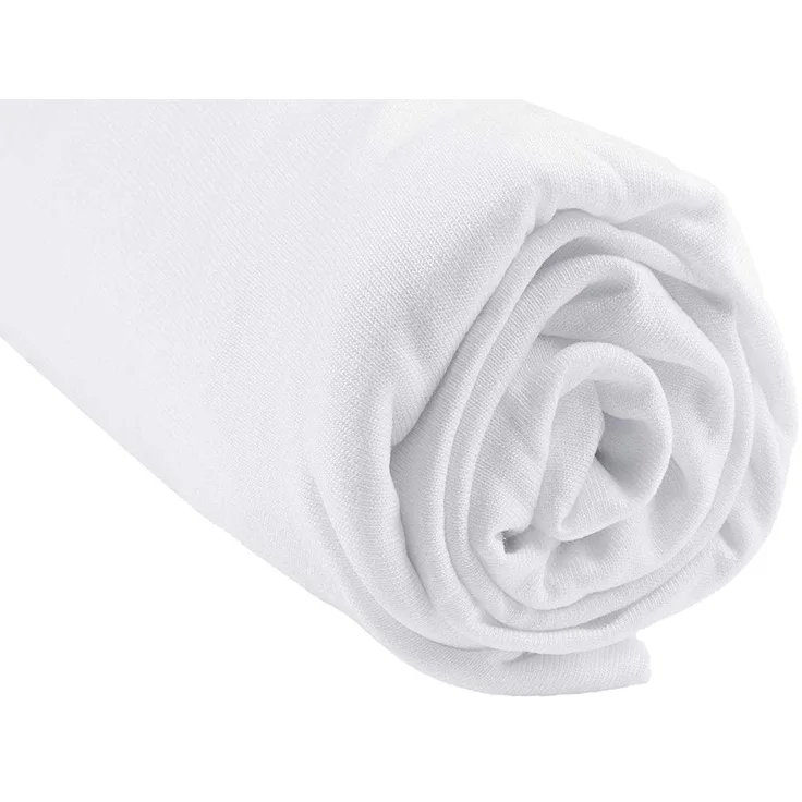 Spannbettlaken Bambus für Babybett skalierbarer 90x1405 Farben erhältlich (weiß)