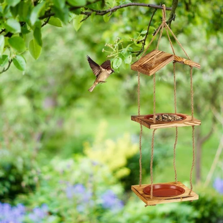 Vogelfutterstation mit 2 Schalen 10048829 – Bild 2
