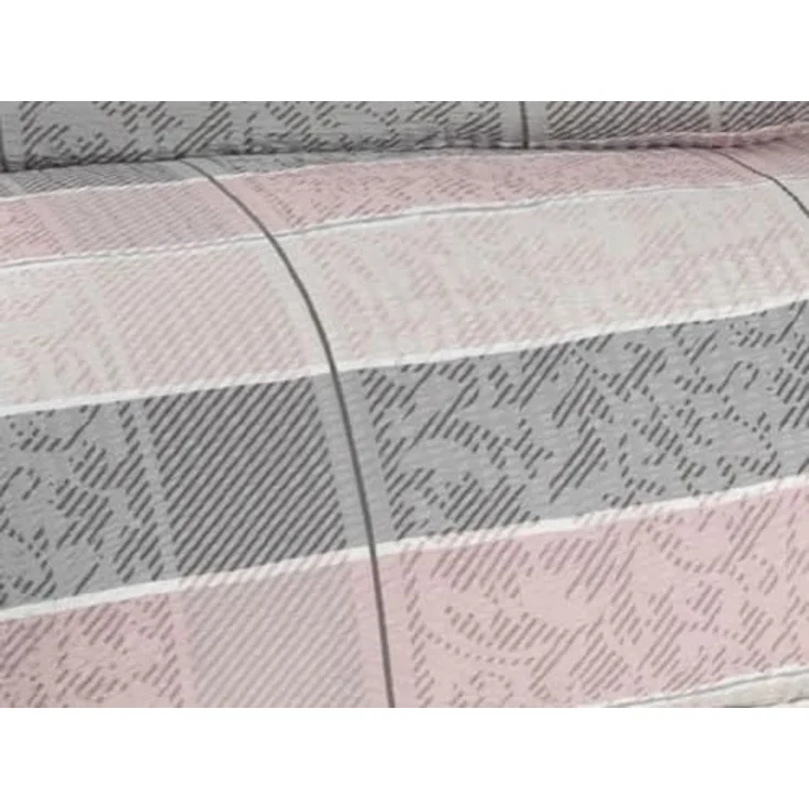 Soma Microfaser Seersucker Bettwäsche 135x200 cm Bettbezug 135x200 cm Kopfkissenbezug 80x80 cm Klara Rose – Bild 3