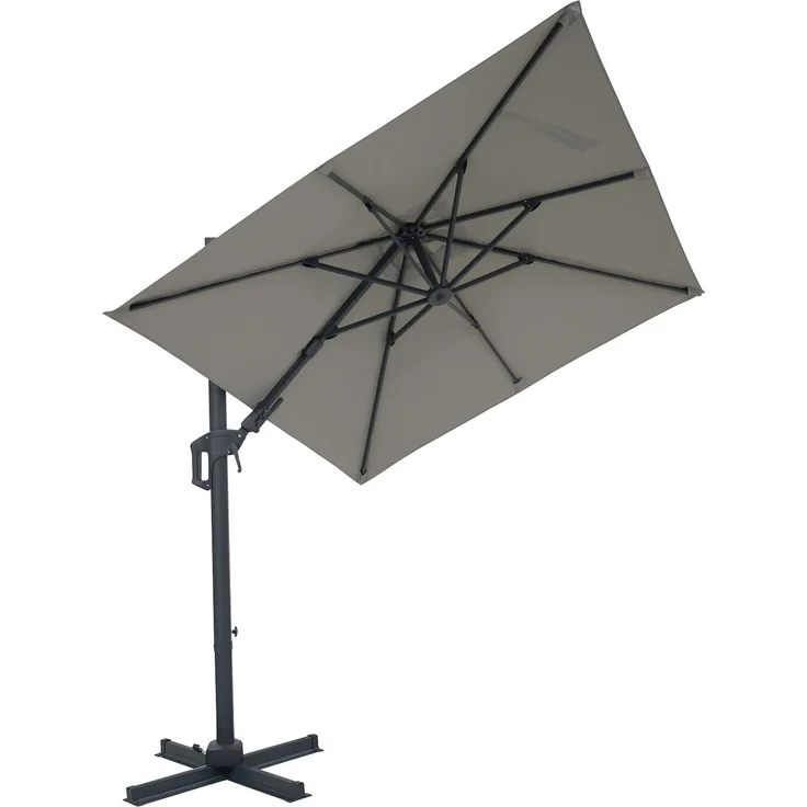 Gardissimo DAVID Alu Ampelschirm 210x210cm Pendelschirm UV50+ – Bild 3