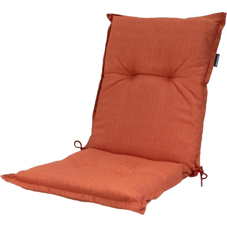 Allibert Kissen niedrig Basic 4er-Set terra ca. 105 x 50 cm, 50% Baumwolle / 50% Polyester – Bild 2