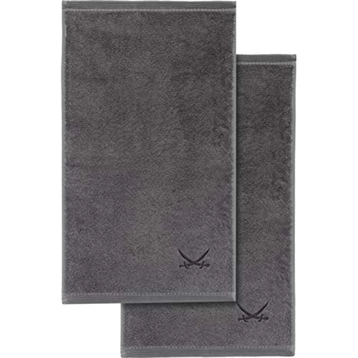 Sansibar Sylt Gästehandtuch Gästetuch SANSIBAR BL 30x50 cm grau – Bild 3