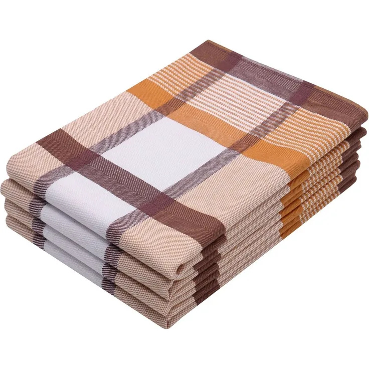 ZOLLNER Geschirrtuch, (Spar-Set, 4-tlg), 50 x 70 cm, 100% Baumwolle, vom Hotelwäschespezialisten