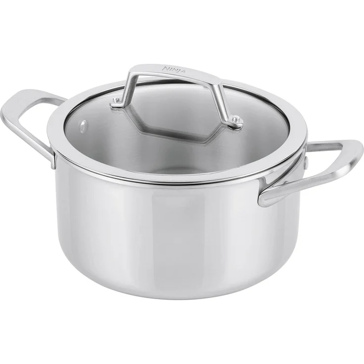 NINJA Bratentopf Ø20cm EverClad Edelstahl – Bild 2