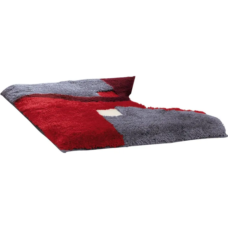 Erwin Müller Badematte WC-Umrandung "Athen", Höhe 20 mm, eckig, Grafik