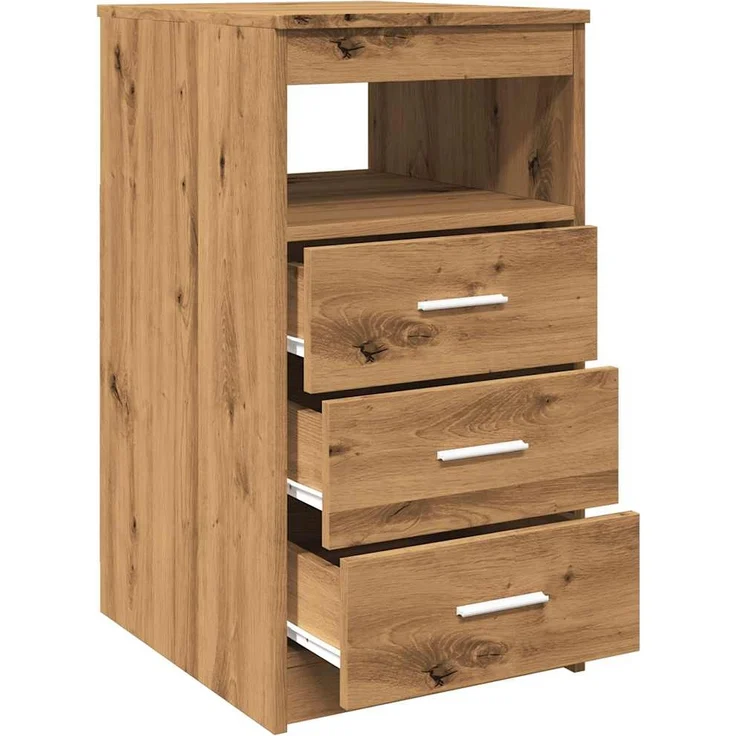 vidaXL Schubladenschrank Artisan-Eiche 40x50x76 cm Holzwerkstoff 856005 – Bild 7