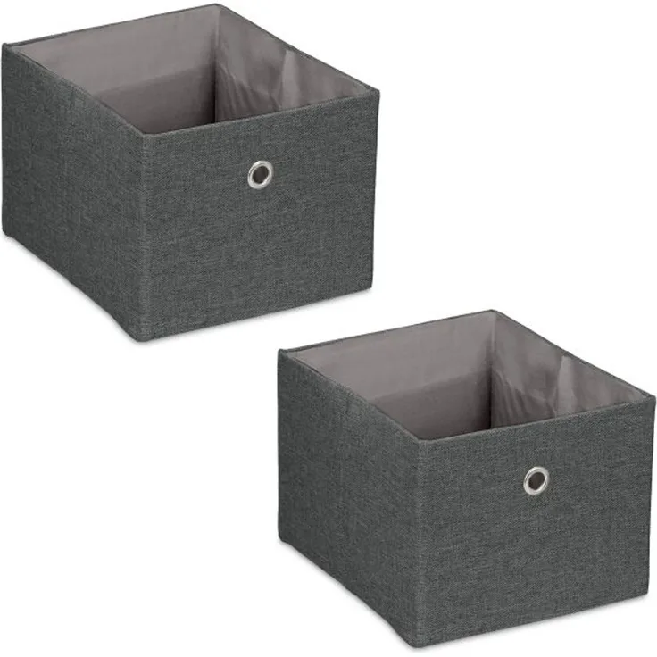 Relaxdays Aufbewahrungsbox im 2er Set