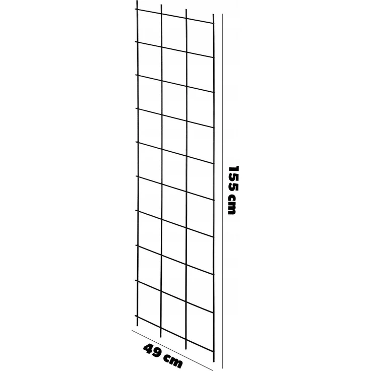 KADAX Gartenpergola, Metallträger für Pflanzen, Rosen, Blumen, Gitter, 45x150 cm – Bild 3