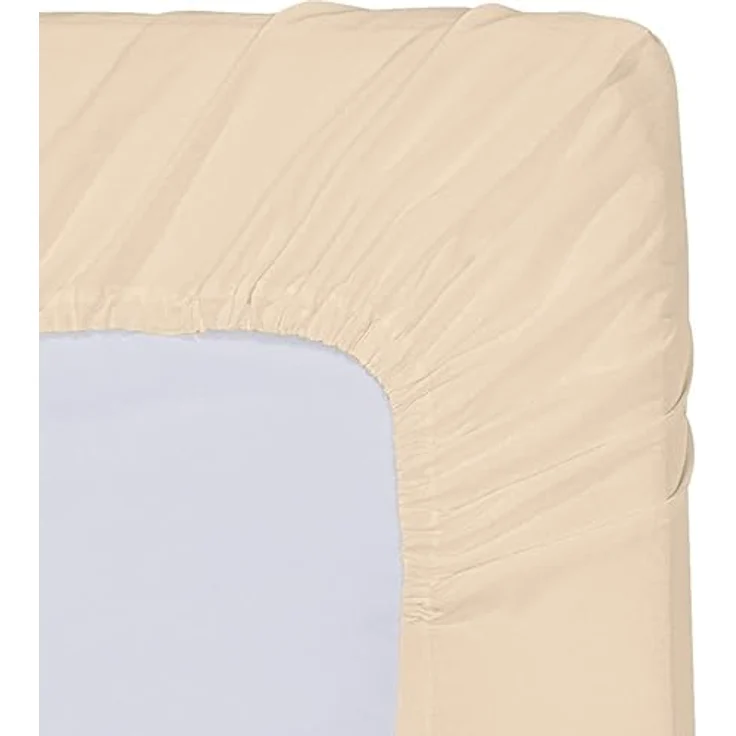 Utopia Bedding Queen-Size-Spannbettlaken – Großpackung mit 6 Bettlaken – weiche gebürstete Mikrofaser – Tiefe Taschen – schrumpf- und lichtbeständig – pflegeleicht (beige) – Bild 8