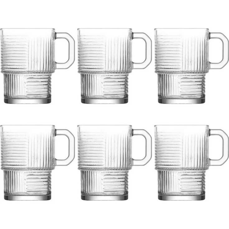 LAV Gläser-Set Helen Tee-Set, Glasbecher, 6-tlg, Glas, 6er Set, 270ml, ideal für Tee und Heißgetränke – Bild 3