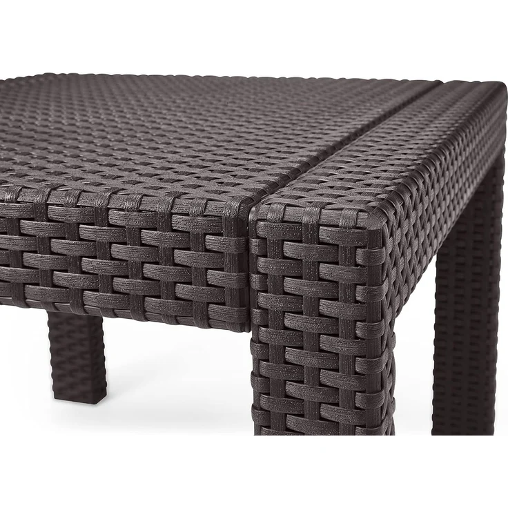 Allibert Polyrattan Gartentisch "Victoria", braun – Bild 5