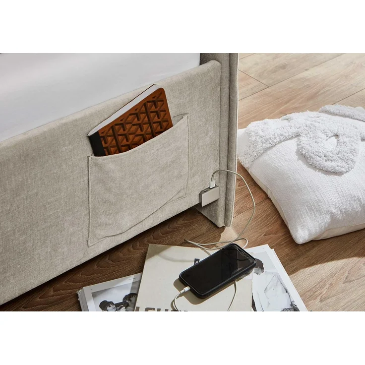 meise.möbel Kinderbett FUN II, Polsterbett wahlweise mit Bettkasten, Jugendbett inkl. USB-Anschluss – Bild 3